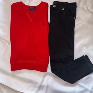 Red Garment polo set Sz 5